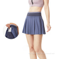 Women's Pocket Golf Skorts Mesh Breathable Tennis Skirt